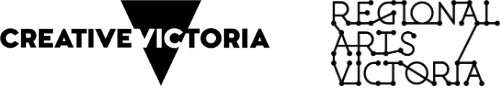 Creative Victoria and Regional Arts Victoria logos